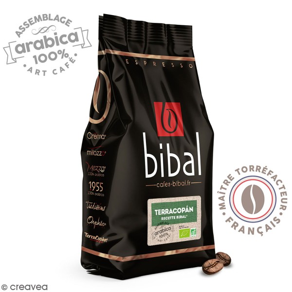 Café en grains Terracopan Bio Bibal - 1 kg - Photo n°1