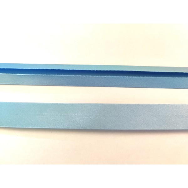 Biais satin bleu clair - 20mm - vendu au mètre -  3027AB - Photo n°1