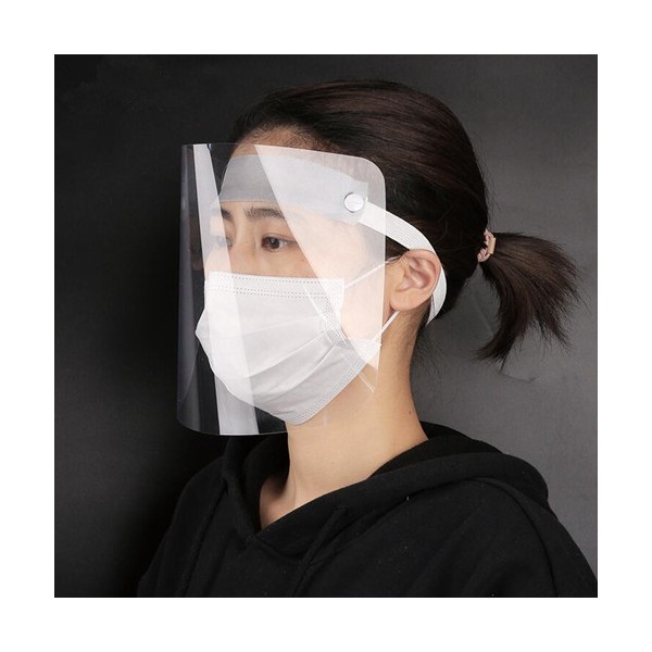 Lot de 2 pièces Visières Masques de Protection Visage Ecran Facial - Photo n°1