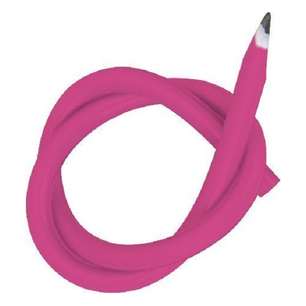 Crayon à papier flexible - Rose - Photo n°1