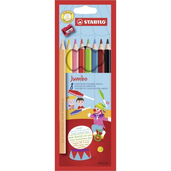 Crayons de couleur extra large