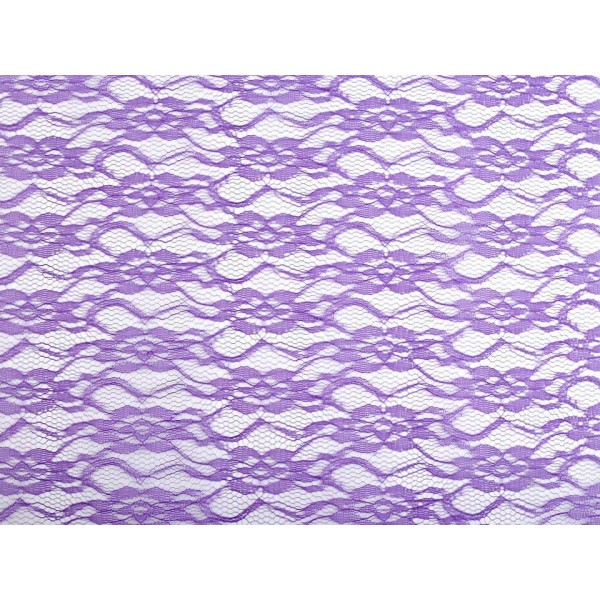 4,5 m Violet Lilas Dentelle Décorative en Tissu Largeur 48-50cm, Dentelle, toile d'Araignée Et de Tu - Photo n°3