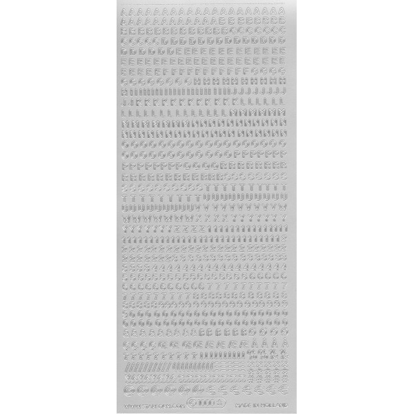 Starform Text  Stickers N° 1000 Lettres Majuscules Auto-collants Peel Offs Scrapbooking Carterie - Photo n°1