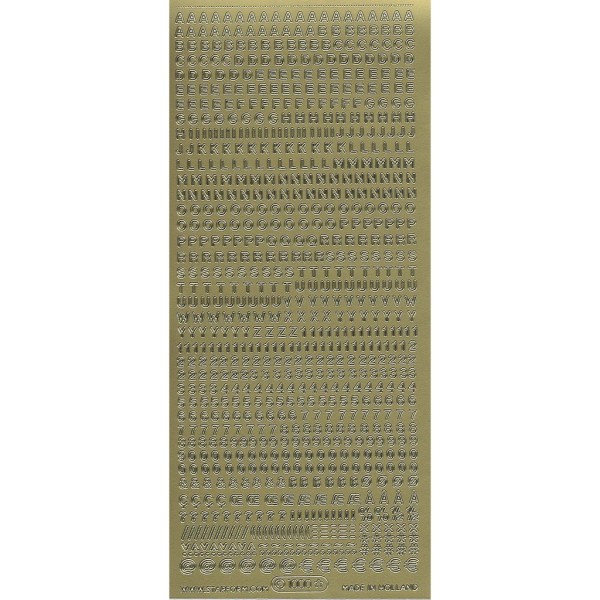 Starform Text  Stickers N° 1000 Lettres Majuscules Auto-collants Peel Offs Scrapbooking Carterie - Photo n°1