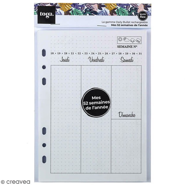 Pages pour Planner - Semaine - A5 - 104 pages - Photo n°1