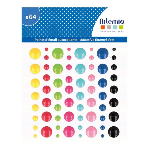 64 stickers en émail - Viva la vida - Photo n°1