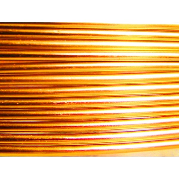 10 Mètres fil aluminium safran 1,5mm - Photo n°1