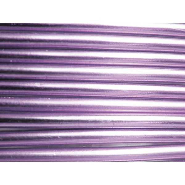 5 Mètres fil aluminium lilas clair 3mm - Photo n°1