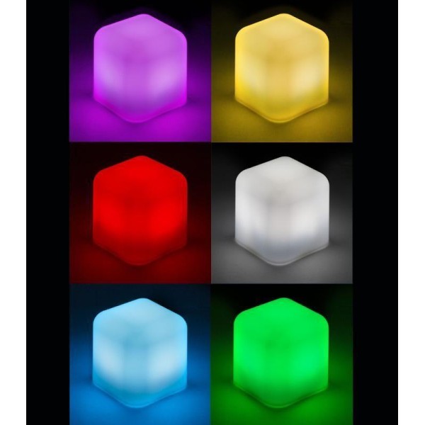 Lampe cube LED - Photo n°1