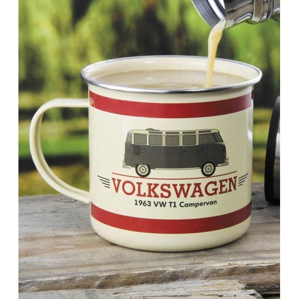 Tasse vintage acier combi Volkswagen - Photo n°2