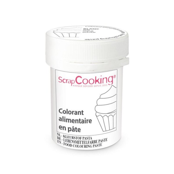 Colorant Alimentaire En Pâte 20 G - Blanc - Photo n°1