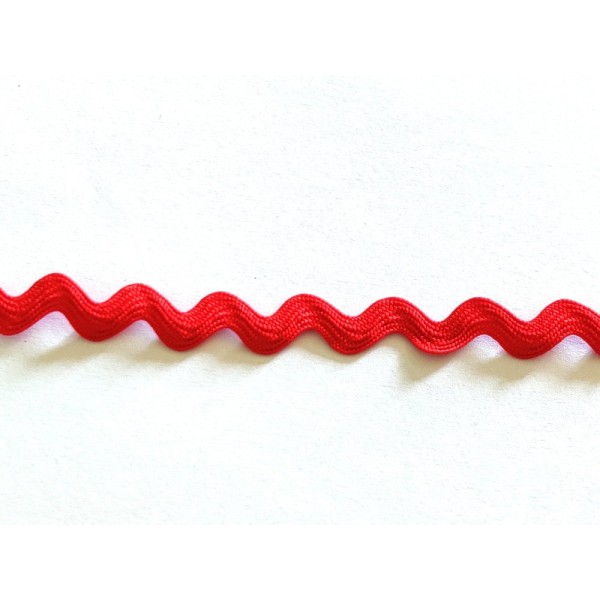 Croquet rouge - coton - 6mm - vendu au mètre – n12 - Photo n°1