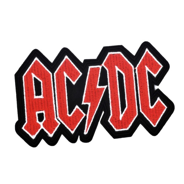 Ecusson brodé AC/DC patch thermocollant hard rock music 12 cm - Photo n°1