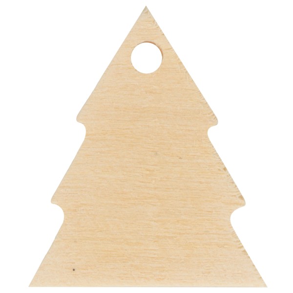 Sapin en bois à décorer - Pyramide - 38 x 25 x 25 cm - Photo n°4
