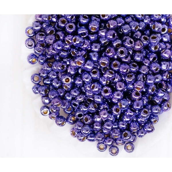 20g pergélisol galvanisé Violet Métallique Verre Rond Japonais TOHO perles de rocaille 11/0 Tr-11-pf - Photo n°2