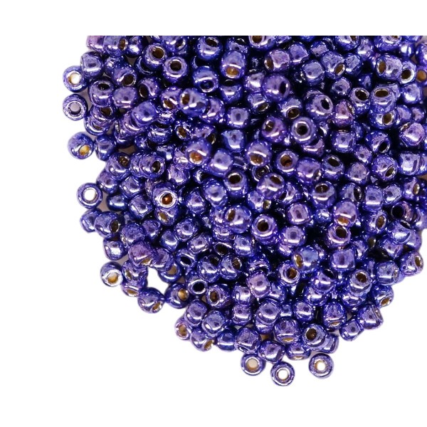 20g pergélisol galvanisé Violet Métallique Verre Rond Japonais TOHO perles de rocaille 11/0 Tr-11-pf - Photo n°1