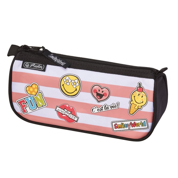 Trousse rectangulaire sport - Smiley - Girly - Photo n°1