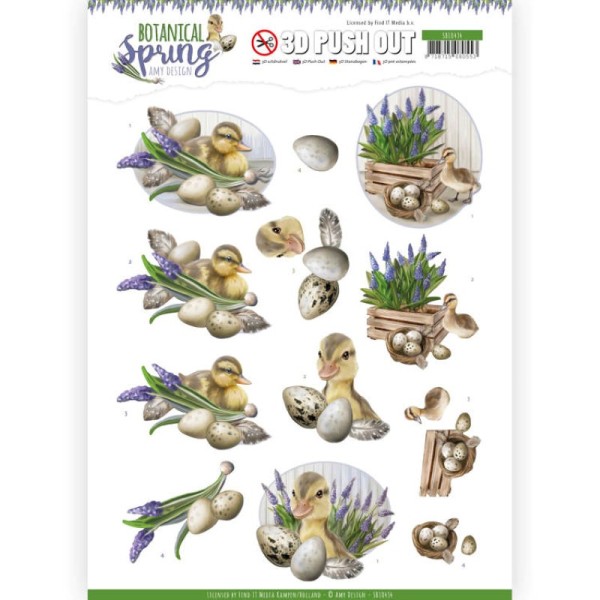 Carte 3D prédéc. - SB10434 - Botanical spring - Canetons - Photo n°1