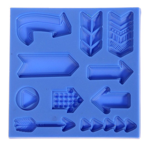 Flèches Mélange 3D des Moules en Silicone, Argile de Polymère, Gipsum, de la Résine de Bricolage, Sc - Photo n°1