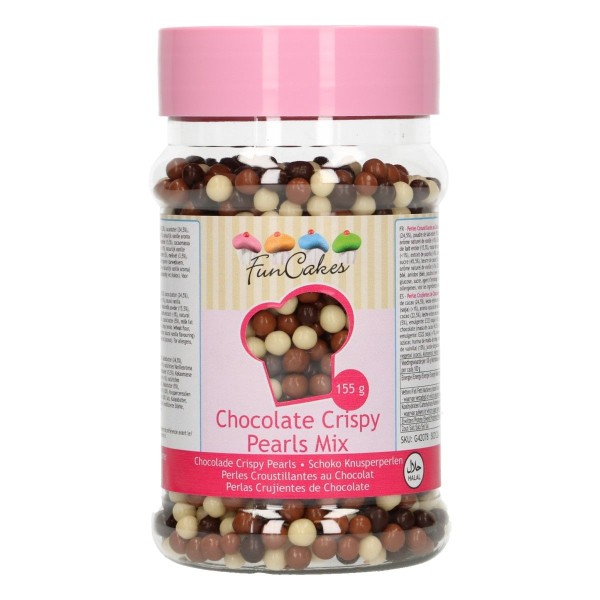 Perles de céréales croustillantes chocolat mix 155 gr - Photo n°1