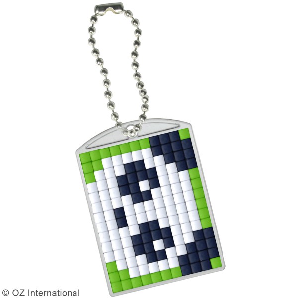 Kit créatif Pixel - porte-clés 4 x 3 cm - Panda - Photo n°2
