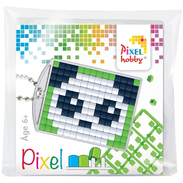 Kit créatif Pixel - porte-clés 4 x 3 cm - Panda - Photo n°1
