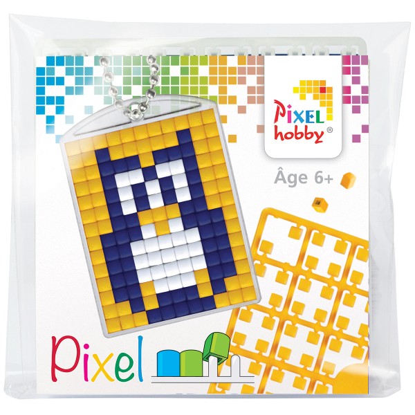Kit créatif Pixel - porte-clés 4 x 3 cm - Hibou - Photo n°1