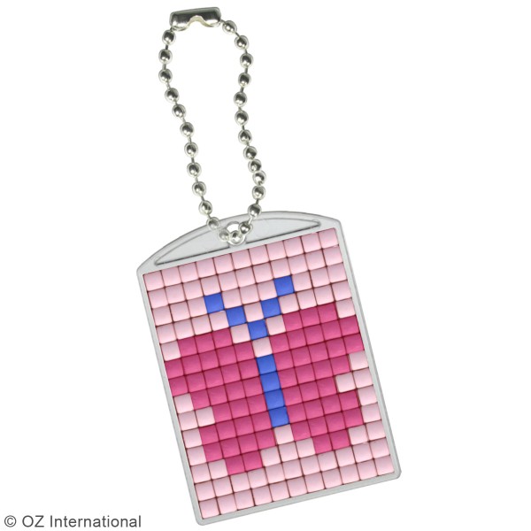Kit créatif Pixel - porte-clés 4 x 3 cm - Papillon - Photo n°2
