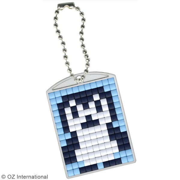 Kit créatif Pixel - porte-clés 4 x 3 cm - Pingouin - Photo n°2