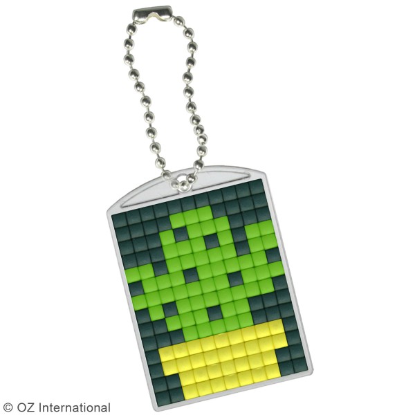 Kit créatif Pixel - porte-clés 4 x 3 cm - Cactus - Photo n°2