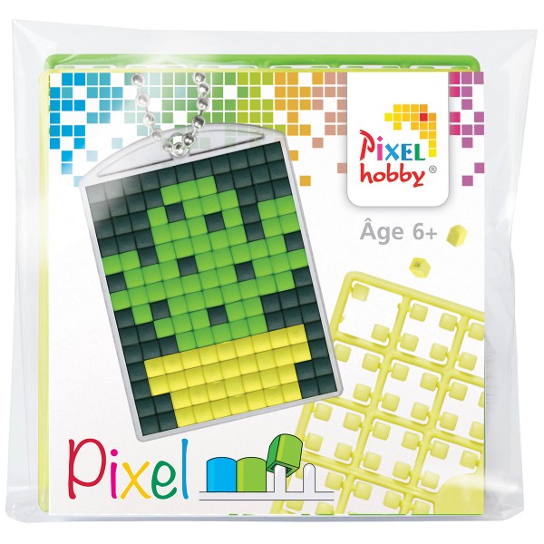 Kit créatif Pixel - porte-clés 4 x 3 cm - Cactus - Photo n°1