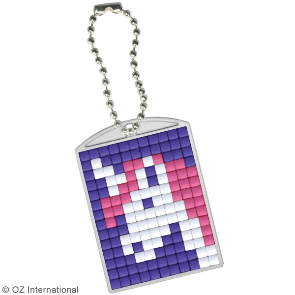 Kit créatif Pixel - porte-clés 4 x 3 cm - Licorne - Photo n°2