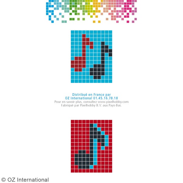 Kit créatif Pixel - porte-clés 4 x 3 cm - Musique - Photo n°4