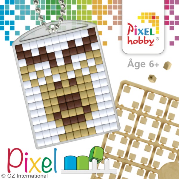 Kit créatif Pixel - porte-clés 4 x 3 cm - Rennes - Photo n°3