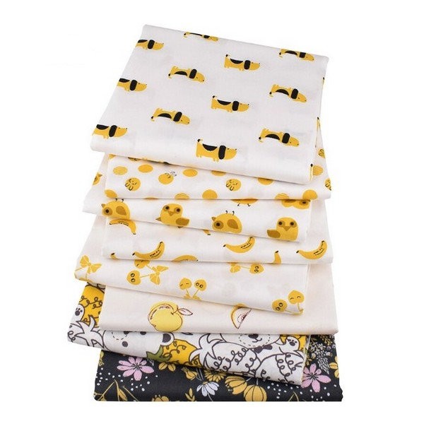 8 coupons tissu patchwork coton couture 40 x 50 cm ENFANT NOUNOURS CHIEN 110 8 - Photo n°1