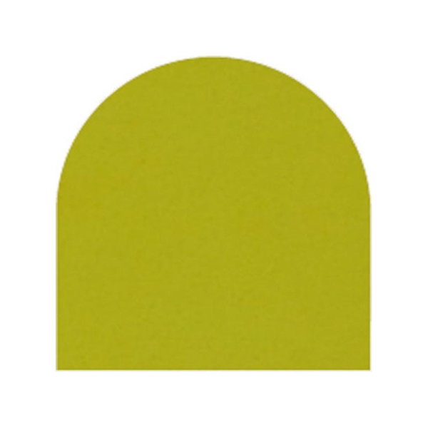 Feuille autocollante 10x23 cm jaune effet miroir - Photo n°1