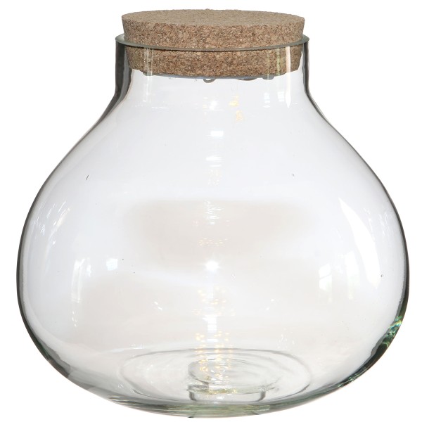 Vase Terrarium avec Led - 20,5 cm de diamètre - Photo n°1