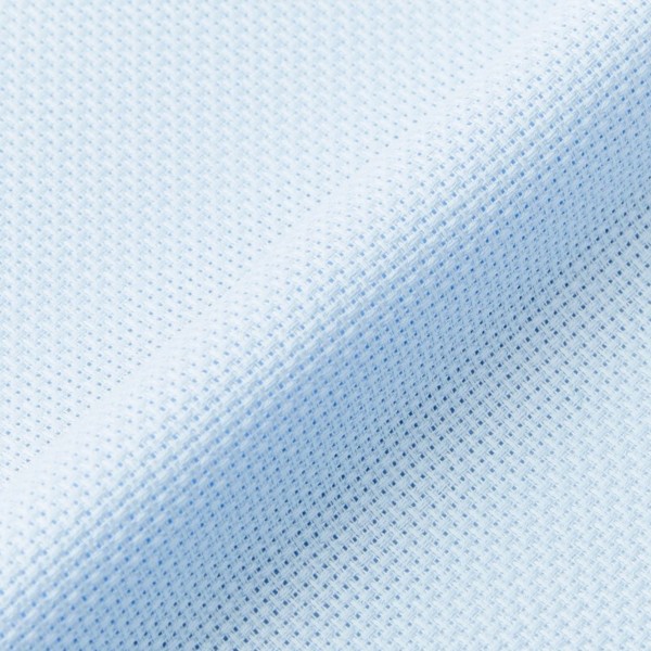 Toile à broder Aida prédécoupée - Bleu ciel - 38,1 x 45,7 cm - 5,5 pts/cm - Photo n°2