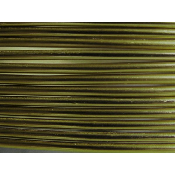 10 Mètres fil aluminium vert olive 2mm - Photo n°1