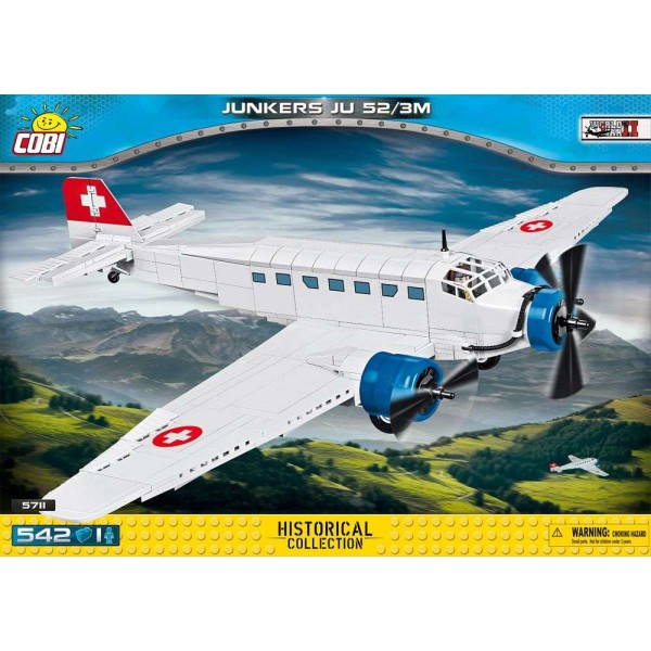 Junkers JU 52/3M - 542 pièces - 1 figurine Cobi - Photo n°1
