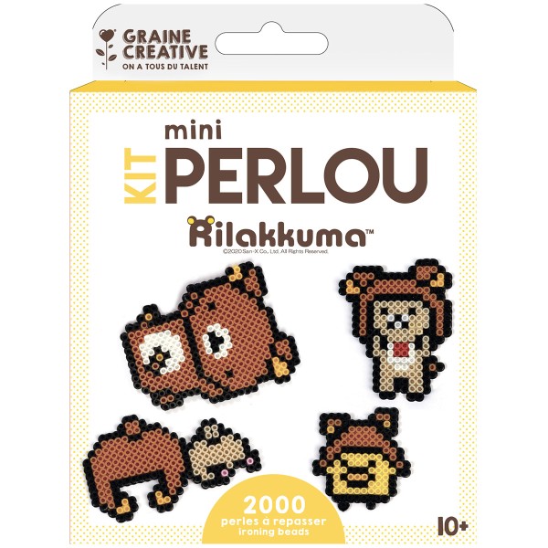 Mini Kit Perles à repasser - Perlou Rilakkuma - Photo n°4