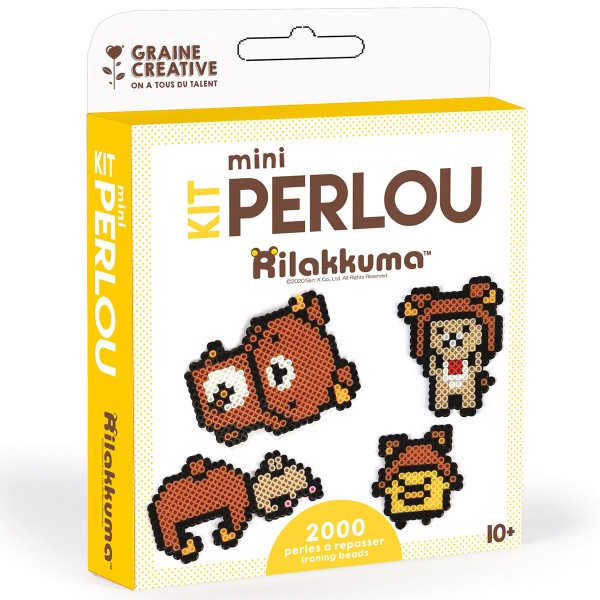 Mini Kit Perles à repasser - Perlou Rilakkuma - Photo n°1