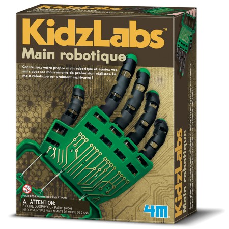 Kit scientifique Kidz Labs - Fabrique une main robotique