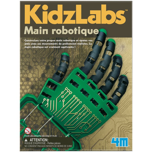 Kit scientifique Kidz Labs - Fabrique une main robotique - Photo n°6