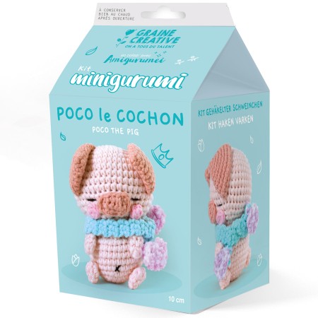 Kit Crochet Amigurumi - Poco le Cochon