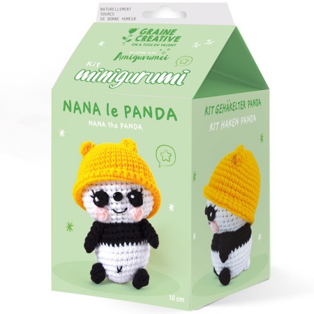 Kit Crochet Amigurumi - Nana le Panda