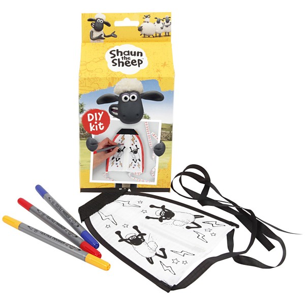 Kit créatif Shaun le Mouton - Cerf-volant à décorer - 1 pce - Photo n°1