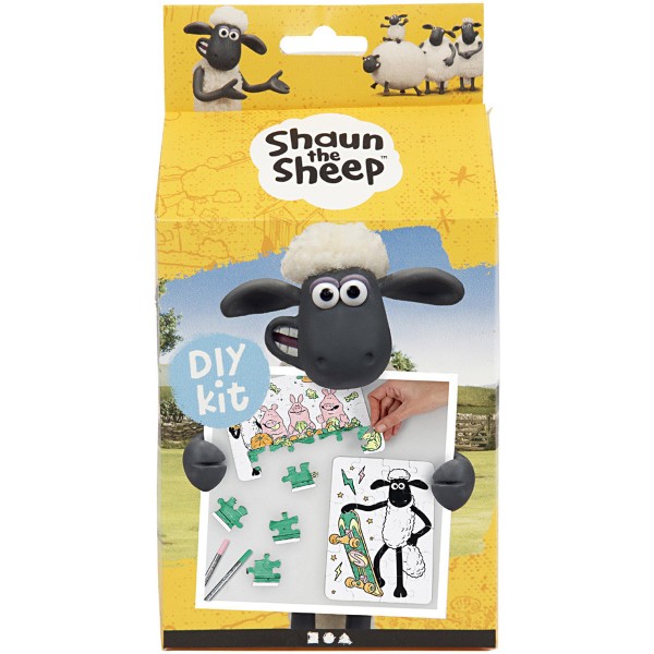 Kit créatif Shaun le Mouton - Puzzles à colorier - 2 pcs - Photo n°2