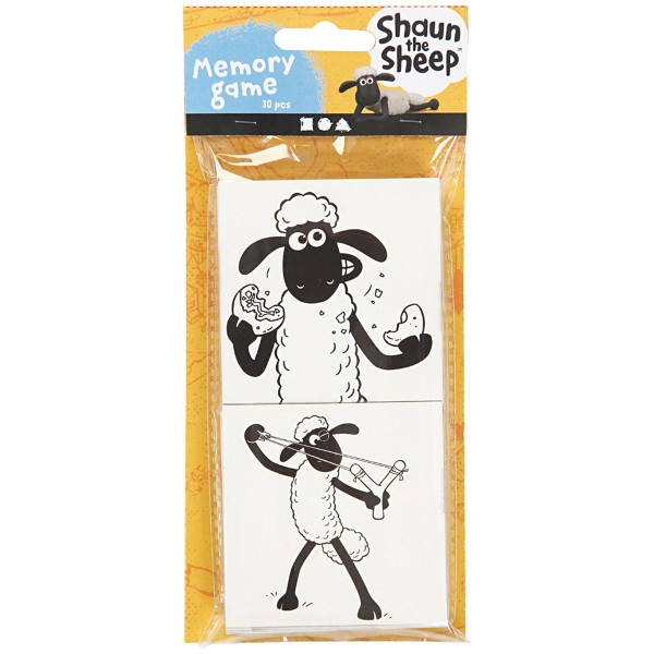 Kit activité manuelle Shaun le Mouton - Memory à colorier - Photo n°1