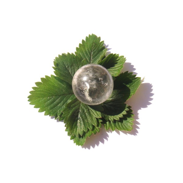 Cristal de Roche : mini sphère 2,6 CM de diamètre - Photo n°2